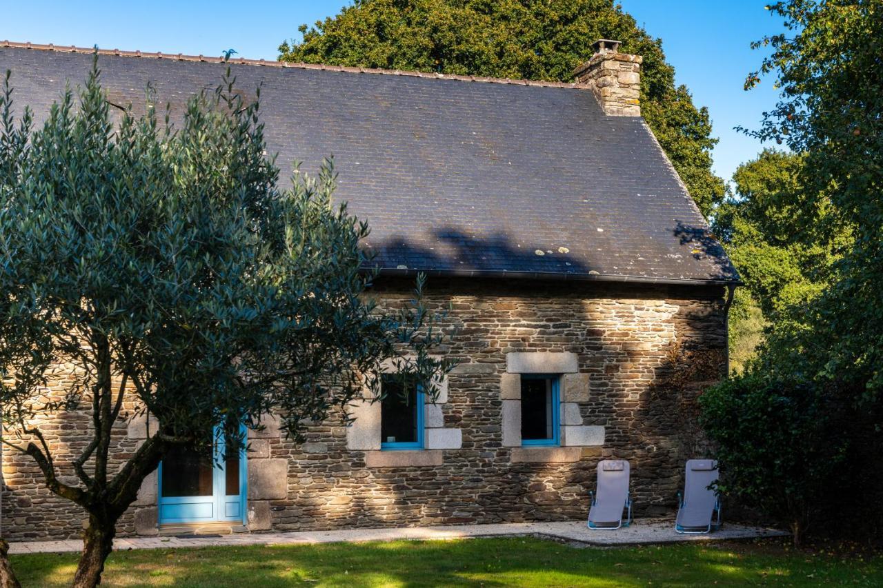 Gites De Maner Ster - Le Frene Piscine Ou Le Chene Piscine Et Spa Privatif Cléden-Poher エクステリア 写真