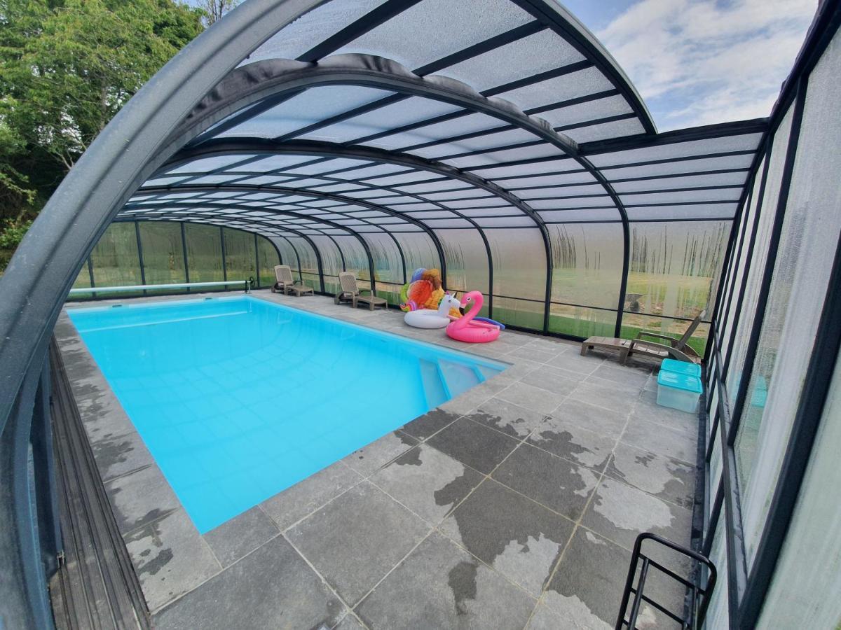Gites De Maner Ster - Le Frene Piscine Ou Le Chene Piscine Et Spa Privatif Cléden-Poher エクステリア 写真