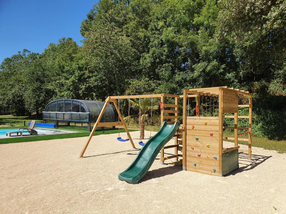 Gites De Maner Ster - Le Frene Piscine Ou Le Chene Piscine Et Spa Privatif Cléden-Poher エクステリア 写真